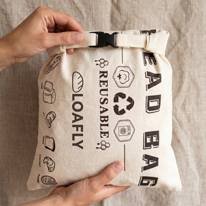 Loafly™ beeswax bread bag